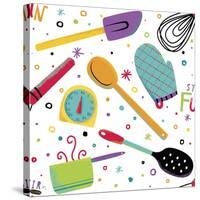 Stir Crazy half drop 1-Holli Conger-Stretched Canvas