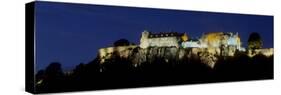 Stirling Castle at Night, Atop Castle Hill, from the Southwest, Stirling, Scotland, United Kingdom-Patrick Dieudonne-Stretched Canvas
