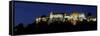 Stirling Castle at Night, Atop Castle Hill, from the Southwest, Stirling, Scotland, United Kingdom-Patrick Dieudonne-Framed Stretched Canvas