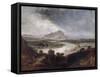 Stirling Castle from the River Forth, 1857-Samuel Bough-Framed Stretched Canvas