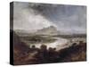 Stirling Castle from the River Forth, 1857-Samuel Bough-Stretched Canvas