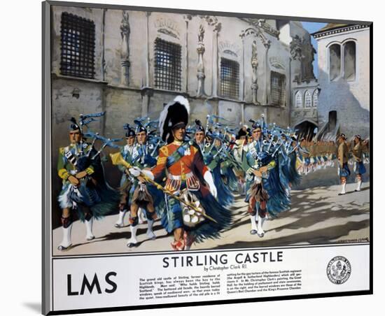 Stirling Castle LMS-null-Mounted Art Print