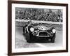 Stirling Moss Diving an Aston Martin DB3S, Goodwood, West Sussex, 1956-null-Framed Photographic Print