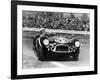 Stirling Moss Diving an Aston Martin DB3S, Goodwood, West Sussex, 1956-null-Framed Photographic Print