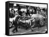 Stirling Moss in a Ferrari, Goodwood, 1961-null-Framed Stretched Canvas