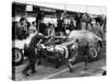 Stirling Moss in a Ferrari, Goodwood, 1961-null-Stretched Canvas