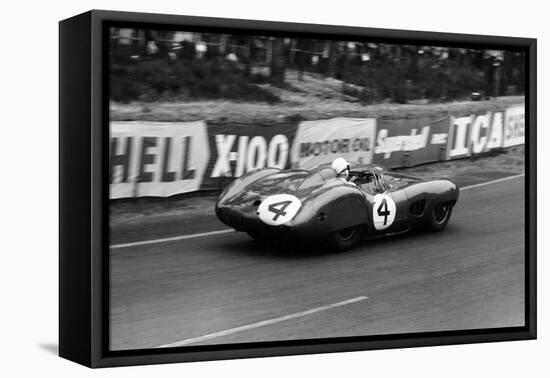 Stirling Moss in an Aston Martin Dbr1, Le Mans 24 Hours, France, 1959-Maxwell Boyd-Framed Stretched Canvas