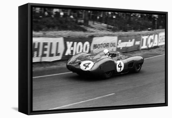 Stirling Moss in an Aston Martin Dbr1, Le Mans 24 Hours, France, 1959-Maxwell Boyd-Framed Stretched Canvas