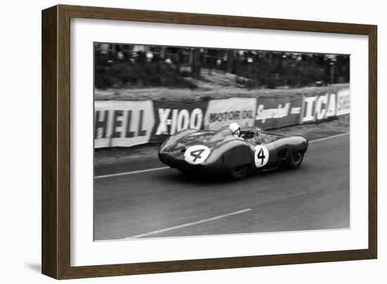 Stirling Moss in an Aston Martin Dbr1, Le Mans 24 Hours, France, 1959-Maxwell Boyd-Framed Photographic Print