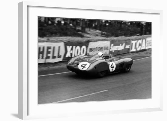 Stirling Moss in an Aston Martin Dbr1, Le Mans 24 Hours, France, 1959-Maxwell Boyd-Framed Photographic Print