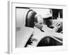 Stirling Moss in the Mg Ex181, 1957-null-Framed Photographic Print