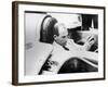 Stirling Moss in the Mg Ex181, 1957-null-Framed Photographic Print