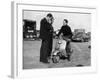 Stirling Moss on a Vespa Scooter, Goodwood, April 1952-null-Framed Photographic Print