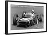 Stirling Moss Taking a Bend in a Racing Car, (C1960-C1961)-null-Framed Photographic Print