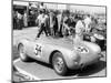 Stirling Moss with Porsche RSK, Goodwood, Sussex, 1955-null-Mounted Premium Photographic Print