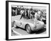 Stirling Moss with Porsche RSK, Goodwood, Sussex, 1955-null-Framed Photographic Print