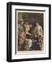 Stirring the Christmas Pudding-Henry Woods-Framed Giclee Print