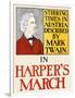 Stirring Times In Austria Described By Mark Twain In Harper's March-Edward Penfield-Framed Art Print