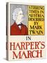 Stirring Times In Austria Described By Mark Twain In Harper's March-Edward Penfield-Stretched Canvas