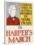 Stirring Times In Austria Described By Mark Twain In Harper's March-Edward Penfield-Stretched Canvas