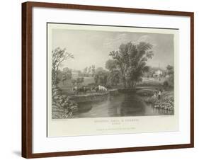 Stisted Hall and Church, Essex-William Henry Bartlett-Framed Giclee Print