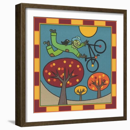 Stitch the Scarecrow Bike 1-Denny Driver-Framed Giclee Print