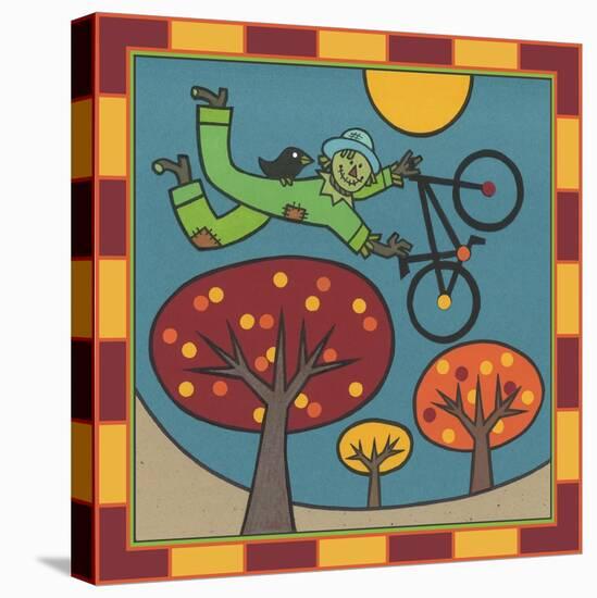 Stitch the Scarecrow Bike 1-Denny Driver-Stretched Canvas