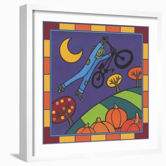 Stitch the Scarecrow Bike 2-Denny Driver-Framed Giclee Print