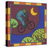 Stitch the Scarecrow Bike 3-Denny Driver-Stretched Canvas