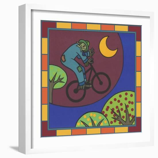 Stitch the Scarecrow Bike 3-Denny Driver-Framed Giclee Print