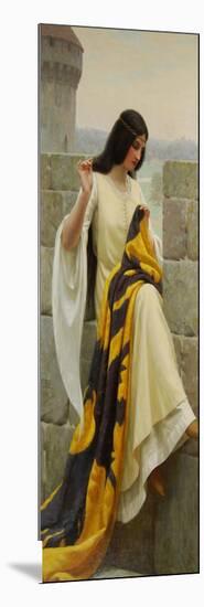 Stitching the Standard, 1911-Edmund Blair Leighton-Mounted Giclee Print