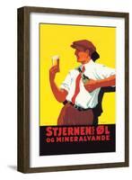 Stjernen Ol Og Mineralvande-null-Framed Art Print