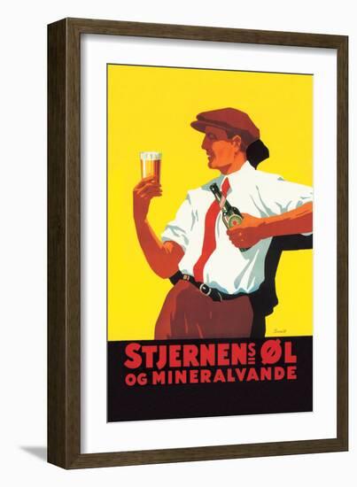 Stjernen Ol Og Mineralvande-null-Framed Art Print