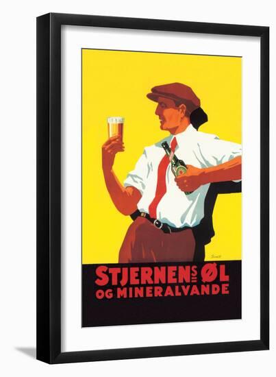 Stjernen Ol Og Mineralvande-null-Framed Art Print