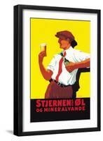 Stjernen Ol Og Mineralvande-null-Framed Art Print