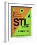 STL St. Louis Luggage Tag I-NaxArt-Framed Art Print