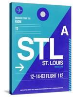 STL St. Louis Luggage Tag II-NaxArt-Stretched Canvas