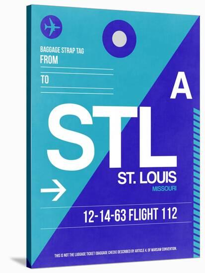 STL St. Louis Luggage Tag II-NaxArt-Stretched Canvas