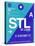 STL St. Louis Luggage Tag II-NaxArt-Stretched Canvas