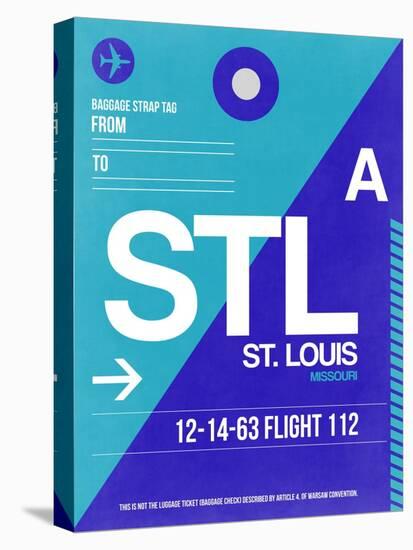 STL St. Louis Luggage Tag II-NaxArt-Stretched Canvas