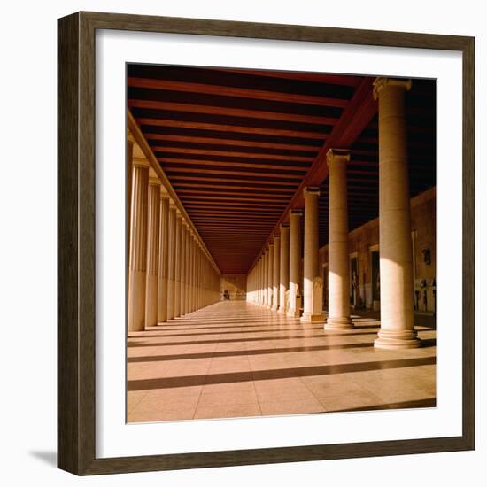 Stoa of Attalos-Philip Gendreau-Framed Photographic Print