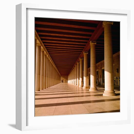 Stoa of Attalos-Philip Gendreau-Framed Photographic Print