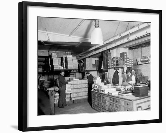 Stock Basement, Richmond Backus Co., Detroit, Mich.-null-Framed Photo