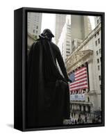 Stock Exchange, Financial District, Lower Manhattan, New York City, New York, USA-Robert Harding-Framed Stretched Canvas