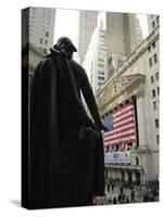 Stock Exchange, Financial District, Lower Manhattan, New York City, New York, USA-Robert Harding-Stretched Canvas