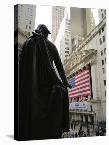 Stock Exchange, Financial District, Lower Manhattan, New York City, New York, USA-Robert Harding-Stretched Canvas