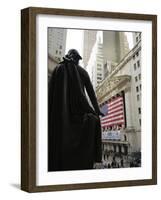 Stock Exchange, Financial District, Lower Manhattan, New York City, New York, USA-Robert Harding-Framed Photographic Print