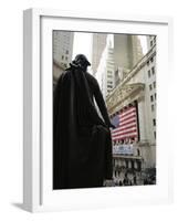 Stock Exchange, Financial District, Lower Manhattan, New York City, New York, USA-Robert Harding-Framed Photographic Print