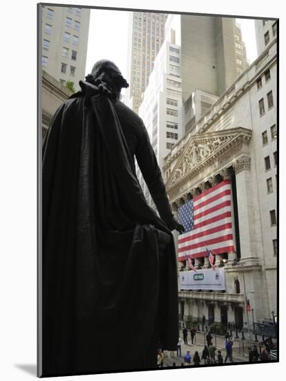 Stock Exchange, Financial District, Lower Manhattan, New York City, New York, USA-Robert Harding-Mounted Photographic Print