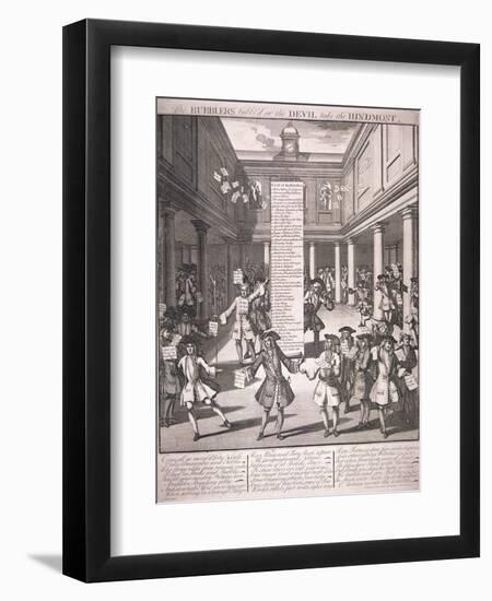 Stock Exchange, London, 1720-James Cole-Framed Giclee Print